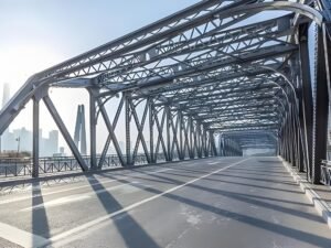 Powder Coated Steel Bridge Structure